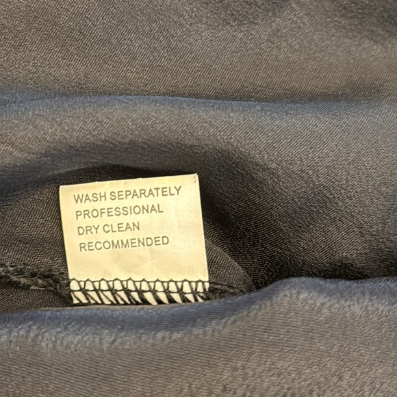 Haute Rogue Black Mini Long Sleeve Lined Ruffle Sheer NEW size medium - Picture 12 of 14